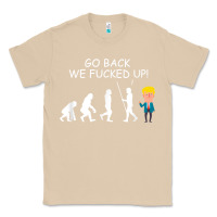 Mushroom go back we fucked up funny anti trump 2020 election apparel t shirt Classic Tee - linhVisuals