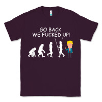 Plum go back we fucked up funny anti trump 2020 election apparel t shirt Classic Tee - linhVisuals