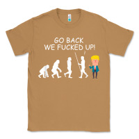 Toasted Coconut go back we fucked up funny anti trump 2020 election apparel t shirt Classic Tee - linhVisuals