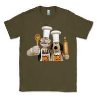 Army Green Wallace Gourmeat Classic Tee - linhVisuals