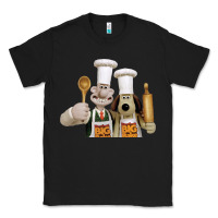 Black Wallace Gourmeat Classic Tee - linhVisuals