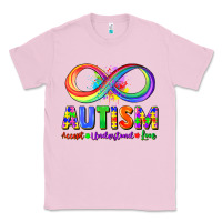 Bubblegum Pink Autism accept understand love Classic Tee - FaDigitalArtStudio