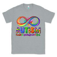 Heather Grey Autism accept understand love Classic Tee - FaDigitalArtStudio