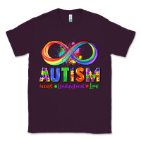 Plum Autism accept understand love Classic Tee - FaDigitalArtStudio