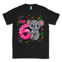 Black kids 6th birthday shirt for girls koala bear 6 years old t shirt Classic Tee - linhVisuals