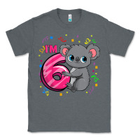 Charcoal Heather kids 6th birthday shirt for girls koala bear 6 years old t shirt Classic Tee - linhVisuals