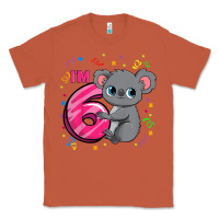 Copper kids 6th birthday shirt for girls koala bear 6 years old t shirt Classic Tee - linhVisuals