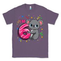 Lavender kids 6th birthday shirt for girls koala bear 6 years old t shirt Classic Tee - linhVisuals