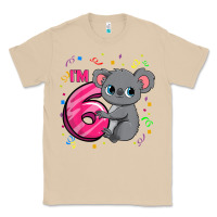 Mushroom kids 6th birthday shirt for girls koala bear 6 years old t shirt Classic Tee - linhVisuals