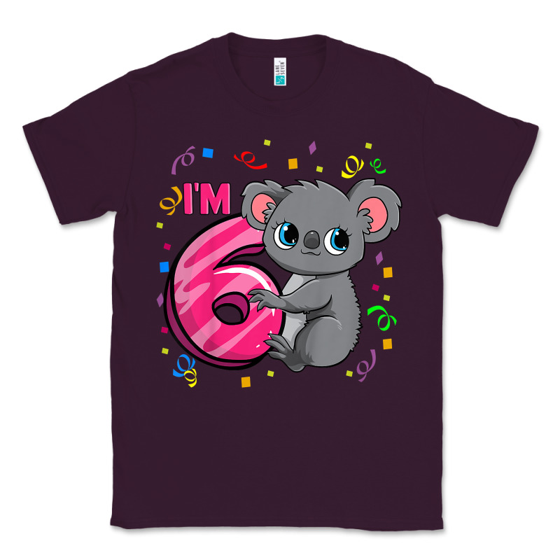 Kids 6th Birthday Shirt For Girls Koala Bear 6 Years Old T Shirt Classic Tee by linhVisuals | Teevron