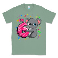 Sage kids 6th birthday shirt for girls koala bear 6 years old t shirt Classic Tee - linhVisuals