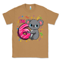 Toasted Coconut kids 6th birthday shirt for girls koala bear 6 years old t shirt Classic Tee - linhVisuals