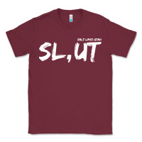 Burgundy salt lake utah slut Classic Tee - linhVisuals