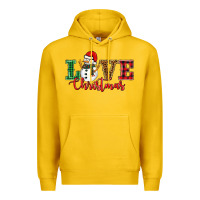 Lemon love christmas snowman Premium Hoodie - BarkalooDesign