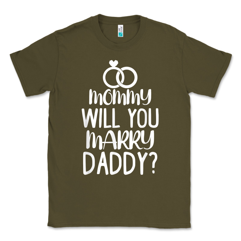 Kids Mommy Will You Marry My Daddy Funny Marriage Proposal T Shirt Classic Tee by linhVisuals | Teevron