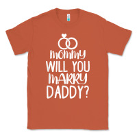 Copper kids mommy will you marry my daddy funny marriage proposal t shirt Classic Tee - linhVisuals