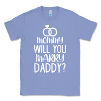 Colony Blue kids mommy will you marry my daddy funny marriage proposal t shirt Classic Tee - linhVisuals