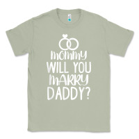 Matcha kids mommy will you marry my daddy funny marriage proposal t shirt Classic Tee - linhVisuals