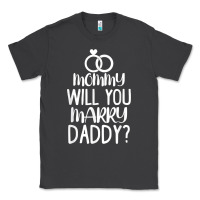 Smoke kids mommy will you marry my daddy funny marriage proposal t shirt Classic Tee - linhVisuals
