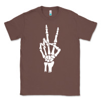 Chestnut skeleton peace Classic Tee - linhVisuals