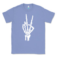 Colony Blue skeleton peace Classic Tee - linhVisuals