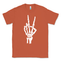 Copper skeleton peace Classic Tee - linhVisuals