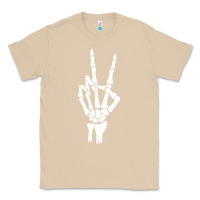 Mushroom skeleton peace Classic Tee - linhVisuals
