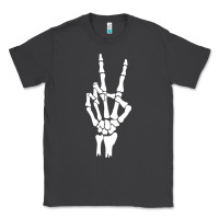 Smoke skeleton peace Classic Tee - linhVisuals