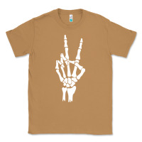 Toasted Coconut skeleton peace Classic Tee - linhVisuals