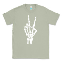 Matcha skeleton peace Classic Tee - linhVisuals