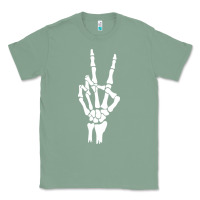 Sage skeleton peace Classic Tee - linhVisuals