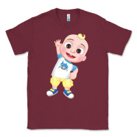 Burgundy jj cocomelon babyshark Classic Tee - linhVisuals