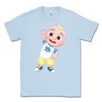 Dusty Blue jj cocomelon babyshark Classic Tee - linhVisuals