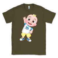 Army Green jj cocomelon babyshark Classic Tee - linhVisuals