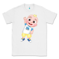 White jj cocomelon babyshark Classic Tee - linhVisuals