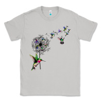 Moon Dust bird hummingbird dandelion flowers shirt for women men t shirt Classic Tee - linhVisuals