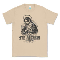 Mushroom ave maria schubert latin mass blessed mother hail mary lady t shirt Classic Tee - linhVisuals