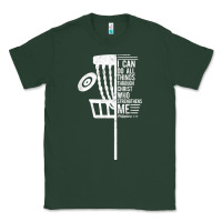 Sports Green christian disc golf i can do all things philippians 4 13 t shirt Classic Tee - linhVisuals