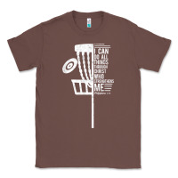 Chestnut christian disc golf i can do all things philippians 4 13 t shirt Classic Tee - linhVisuals
