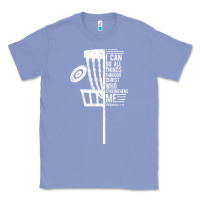 Colony Blue christian disc golf i can do all things philippians 4 13 t shirt Classic Tee - linhVisuals