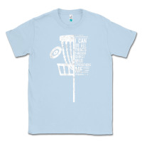 Dusty Blue christian disc golf i can do all things philippians 4 13 t shirt Classic Tee - linhVisuals