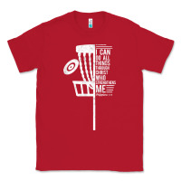 Red christian disc golf i can do all things philippians 4 13 t shirt Classic Tee - linhVisuals