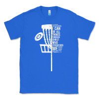True Royal christian disc golf i can do all things philippians 4 13 t shirt Classic Tee - linhVisuals
