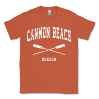 Copper cannon beach oregon vintage nautical crossed oars t shirt Classic Tee - linhVisuals