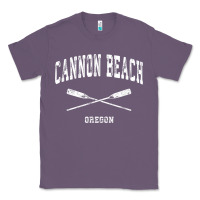 Lavender cannon beach oregon vintage nautical crossed oars t shirt Classic Tee - linhVisuals