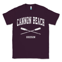 Plum cannon beach oregon vintage nautical crossed oars t shirt Classic Tee - linhVisuals