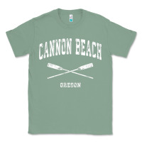 Sage cannon beach oregon vintage nautical crossed oars t shirt Classic Tee - linhVisuals