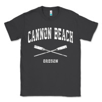 Smoke cannon beach oregon vintage nautical crossed oars t shirt Classic Tee - linhVisuals