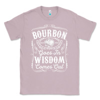 Lilac bourbon goes in wisdom comes out funny whiskey lover gift premium t sh Classic Tee - linhVisuals