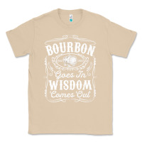 Mushroom bourbon goes in wisdom comes out funny whiskey lover gift premium t sh Classic Tee - linhVisuals